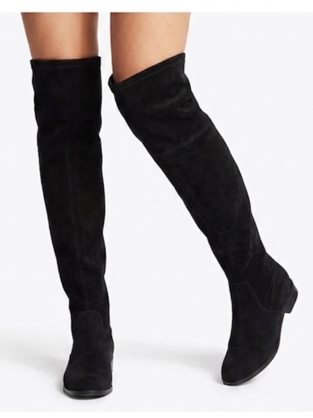 Wanted Black Over the Knee Boots